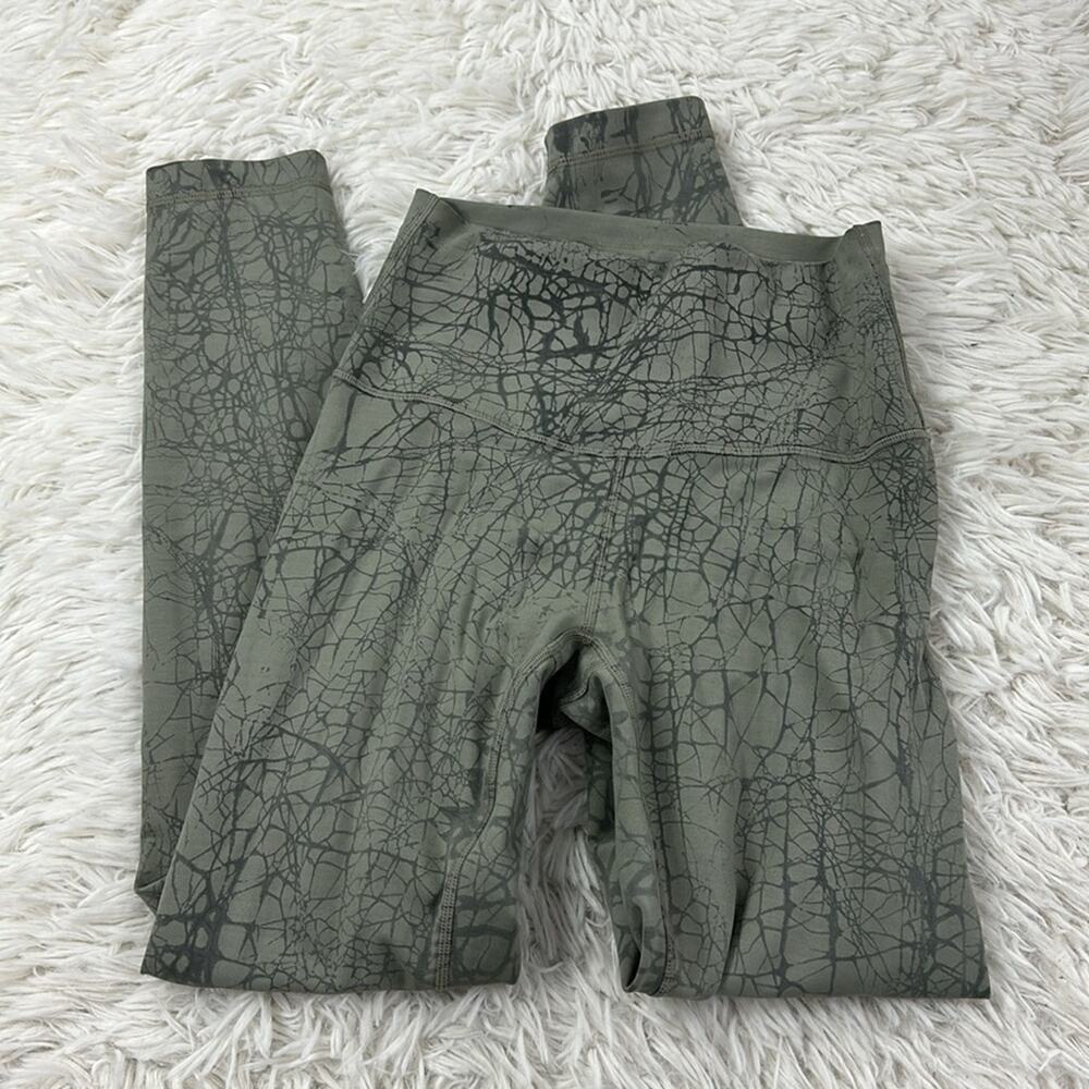 Lululemon Wunder Train High-Rise Tight 25" Thread Dye Rover Black